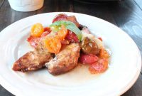 Balsamic Glazed Chicken with Bursting Heirloom Tomatoes