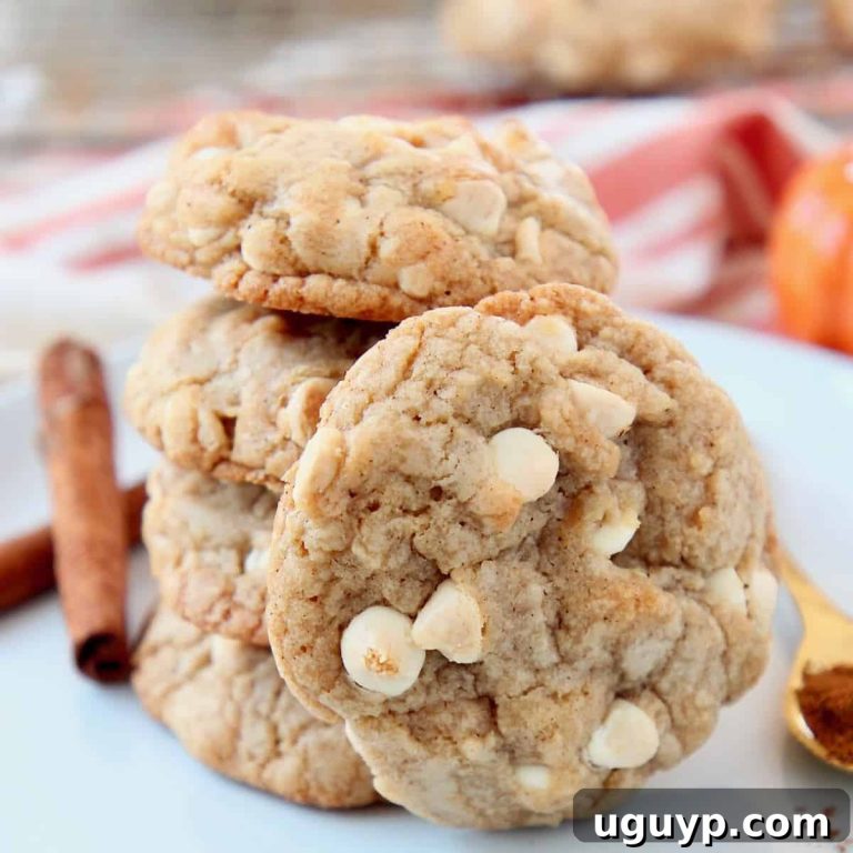 Decadent Pumpkin Spice White Chocolate Cookies 27 featured 10522