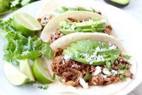 Melt-in-Your-Mouth Slow Cooker Chipotle Honey Pulled Pork Tacos