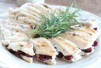 Gourmet Cranberry & Chèvre Stuffed Chicken