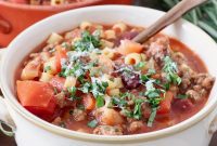 Hearty Italian Pasta Fagioli Soup