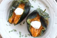 Sweet Butternut Poblano Boats