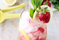 Refreshing Lemon Berry Prosecco Sangria