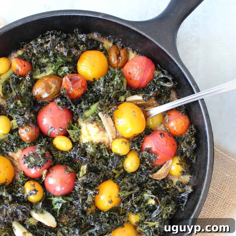 Rustic Tomato Kale Polenta Skillet 57 featured 12428