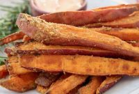Oven-Baked Golden Sweet Potato Fries