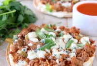 Buffalo Turkey Flatbread Melt