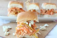 Zesty Buffalo Chicken Salad Sliders