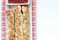 Golden Garlic Herb Breadsticks