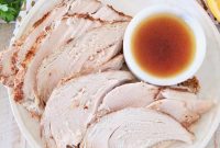 Orange Bourbon Glazed Slow Cooker Turkey Breast