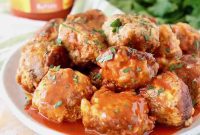Slow Cooker Buffalo Cheesy Sausage Bites