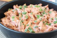Hearty Italian Sausage Penne in a Four-Cheese Tomato Sauce