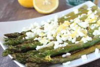 Zesty Grilled Asparagus with Garlic and Feta