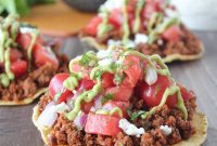 Fiery Chorizo Tostadas with Cool Watermelon Serrano Salsa