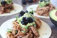 Blackberry Fire Pulled Pork Tacos