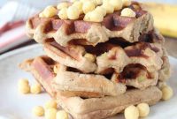 Golden GF Peanut Butter Banana Waffles
