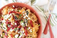 Zesty Mediterranean Spaghetti Squash