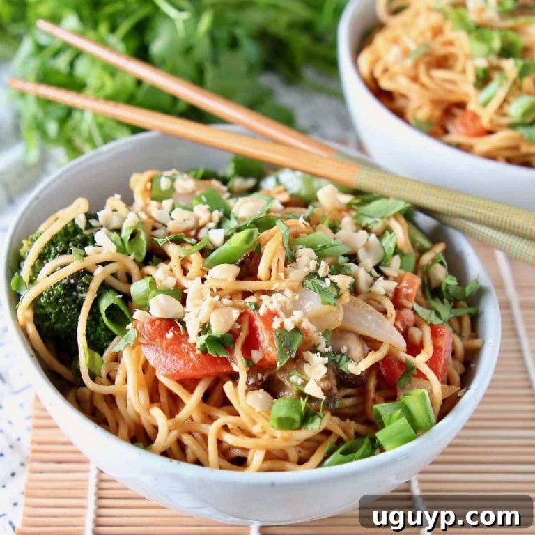 Creamy Thai Peanut Noodles with Fresh Vegetables 1 featured 1972