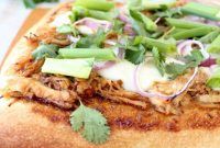 Seoul Street BBQ Chicken Pizza