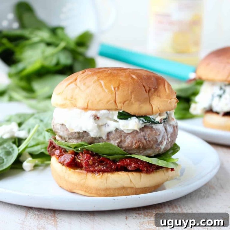 Creamy Spinach Artichoke Turkey Burgers 62 featured 20925
