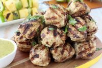 Island-Spiced Jerk Chicken and Pork Meatball Medley