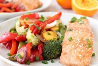 Mandarin Glazed Salmon Foil Packets