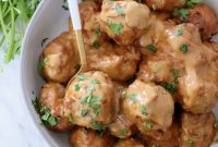 Fragrant Thai Turkey Meatballs in a Rich Peanut Sauce
