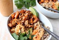 Golden Thai Peanut Sweet Potato Buddha Bowl