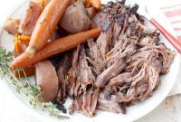 Fall-Apart Garlic Herb Slow Cooker Pot Roast