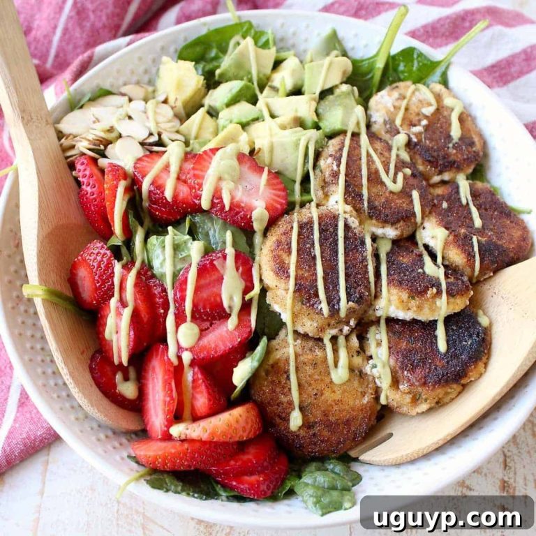 Golden Goat Cheese Crisps on Strawberry and Avocado Salad 46 featured 24776