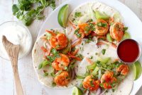 Fiery Buffalo Shrimp Tacos