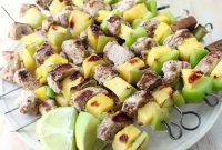 SCORCHED CHICKEN SKEWERS
