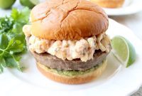 Spicy Elote Turkey Burgers