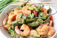 Blistered Shishito Shrimp Stir Fry
