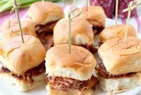 Dr Pepper Glazed Pulled Pork Sliders
