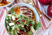 Flavorful Balsamic Chicken and Butternut Squash Noodle Bowls