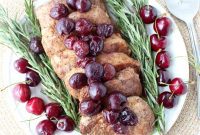 Cherry Balsamic Glazed Pork Chops