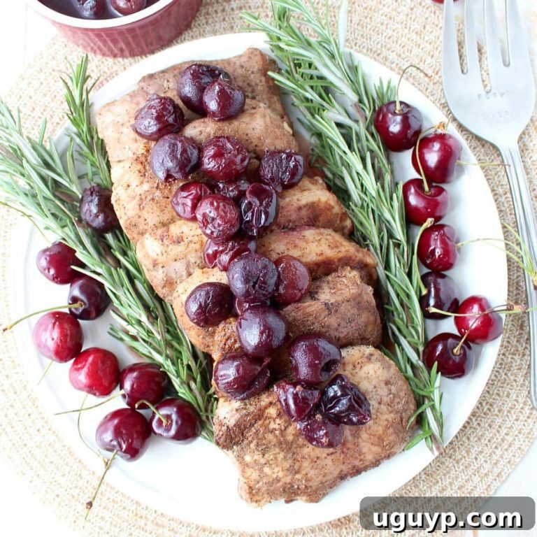 Cherry Balsamic Glazed Pork Chops 29 featured 26225