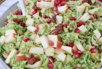 Shaved Brussels Sprout Salad with Zesty Dijon