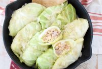 Savory Pork & Sauerkraut Cabbage Wraps