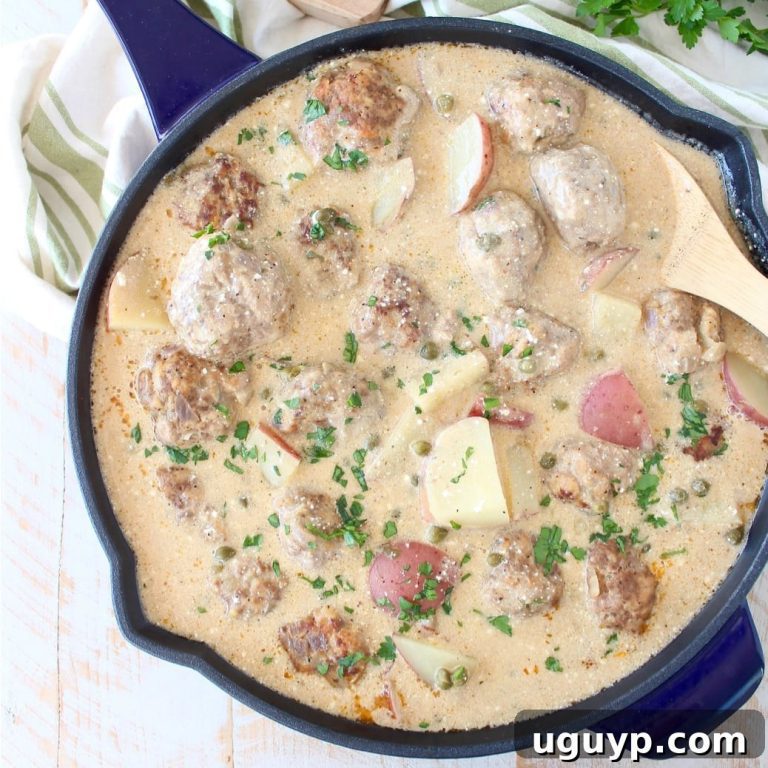 Hearty German Meatball Potato Feast 88 featured 26984
