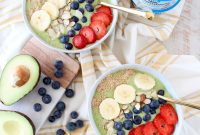 Plant-Powered Avocado Smoothie Bowls