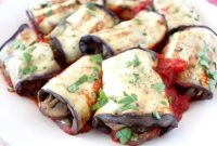 Whole30 Eggplant Roulades