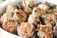 Rich Marsala Chicken Meatballs