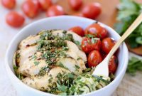 Zesty Chimichurri Chicken Zoodle Bowls