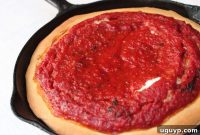 Rustic Chunky Tomato Deep Dish