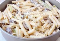 Caramelized Onion & Gruyere Chicken Pasta