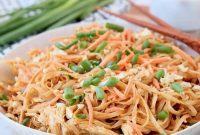 Creamy Instant Pot Thai Peanut Chicken Noodles