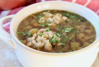 Hearty Instant Pot Turkey Soup with Stuffing Dumplings