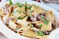 Velvety Instant Pot Beef Stroganoff