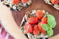Wholesome Whole30 Italian Stuffed Portobello Mushrooms